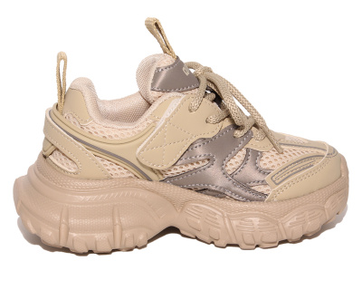 Детские кроссовки, застёжка-велькро/шнурки - E18152